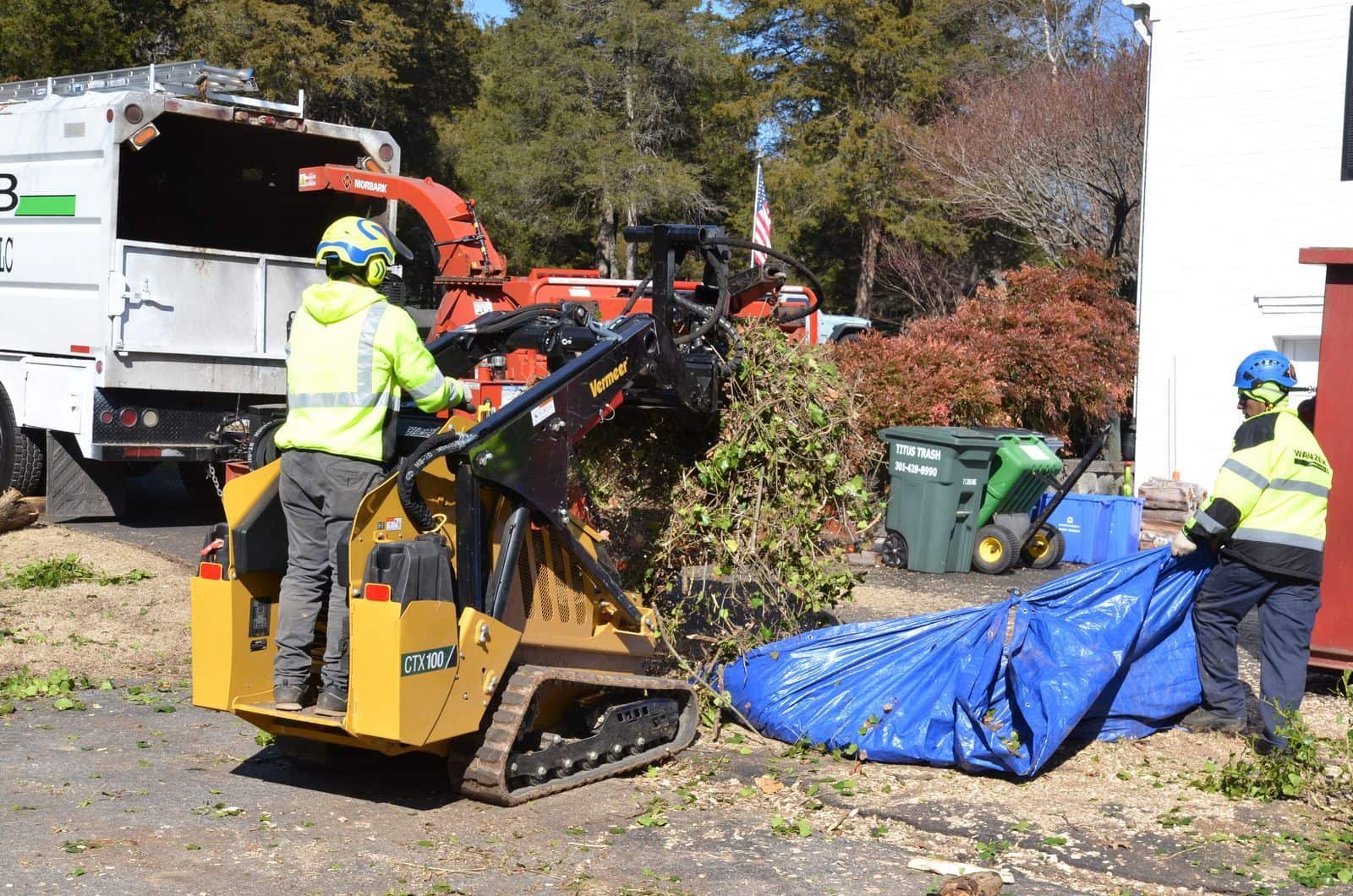 J & B Tree Services crew